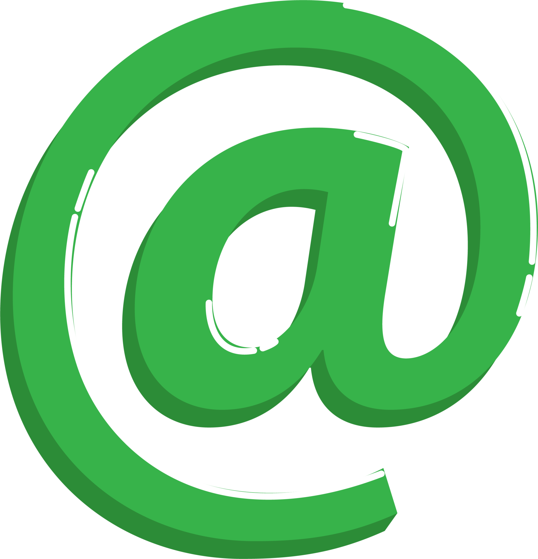 email green symbol flat icon PNG 19840583 PNG