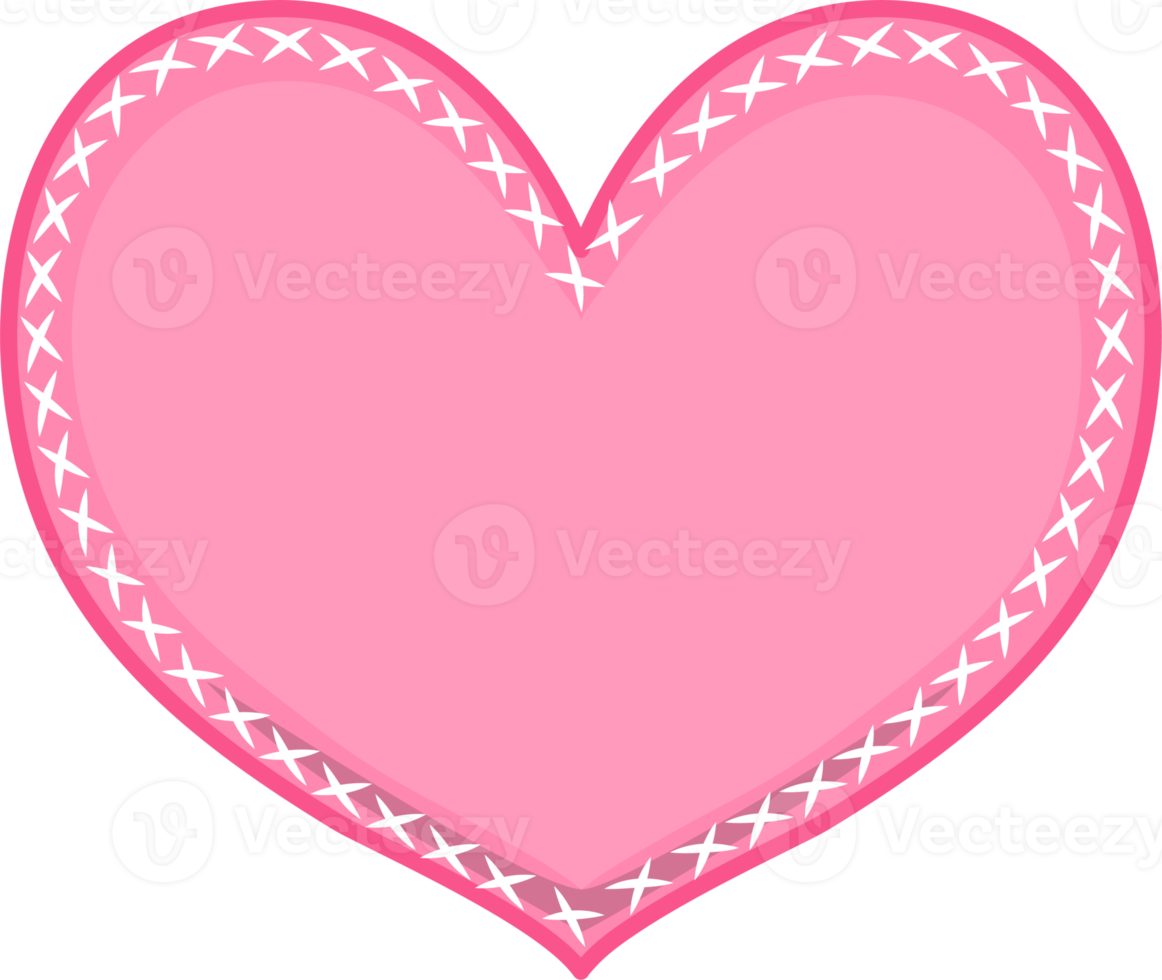 vintage pink heart clipart