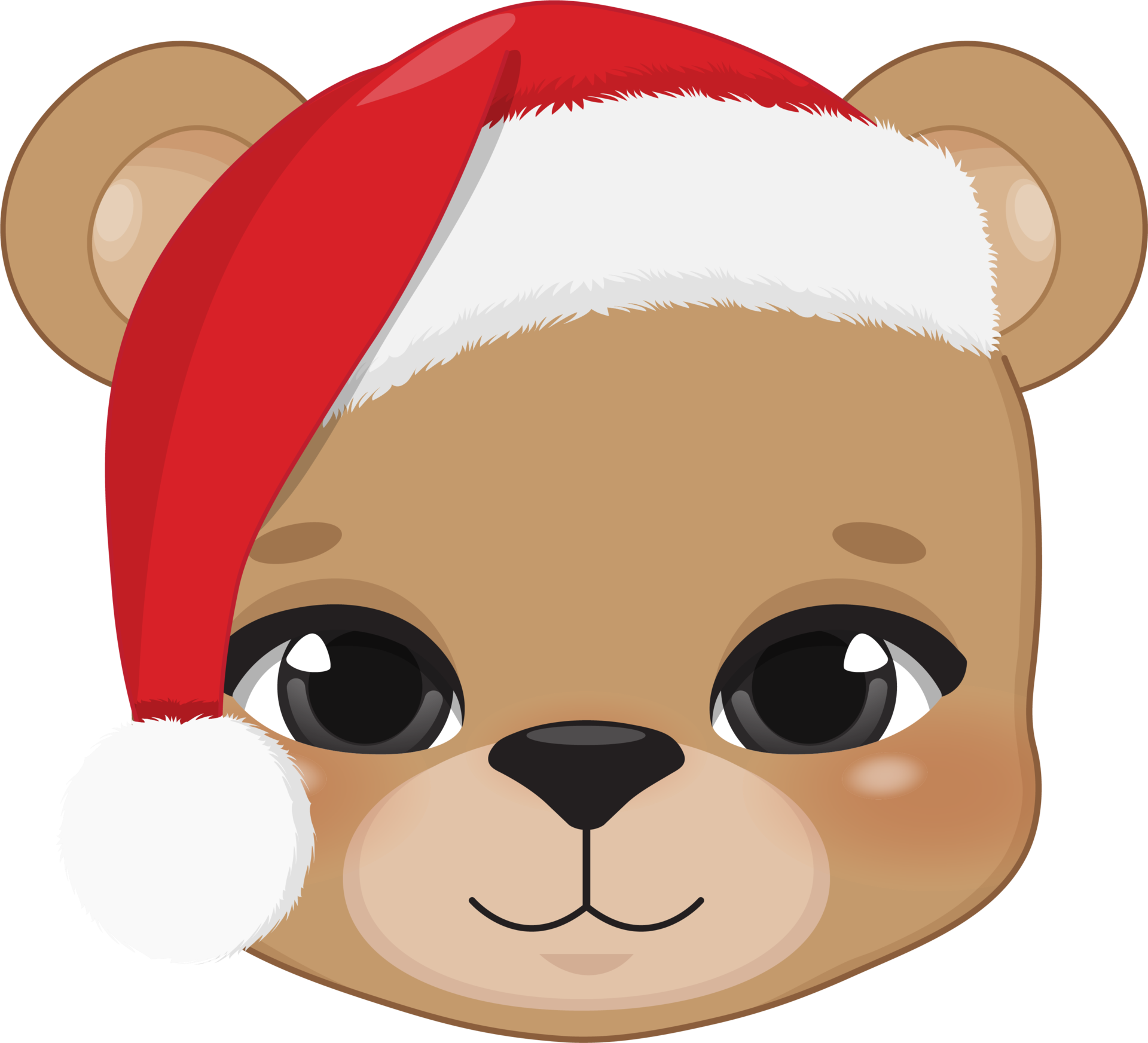 free-christmas-characters-heads-with-cute-beer-cartoon-characters-for