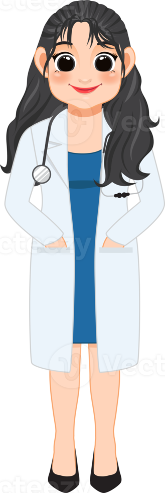 Female Doctor in Uniform clipart, Professional medical workers, Sublimation designs,mascot PNG