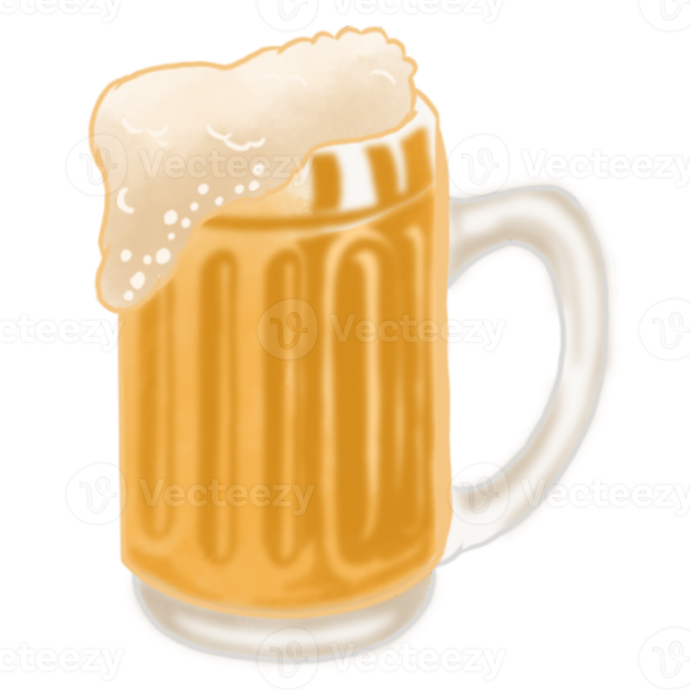 feliz st. patrick's dia Cerveja caneca aguarela estilo png