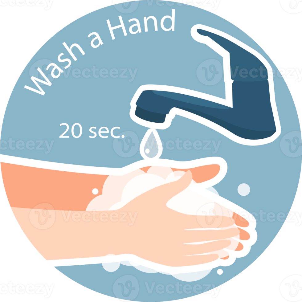 tvätta en hand platt ikon png