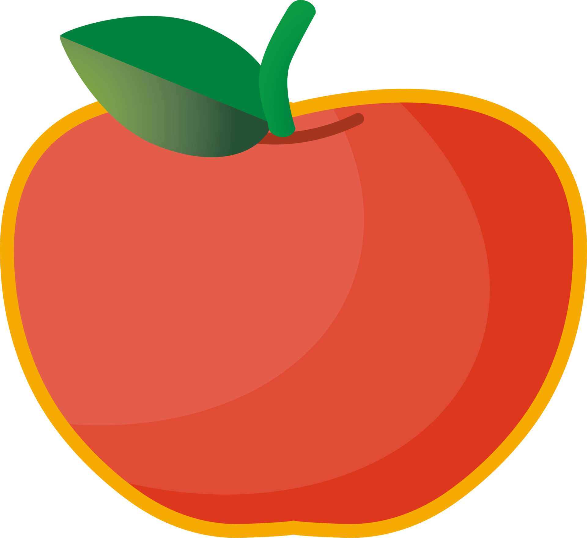 Red Apple Cartoon Design 19841456 PNG