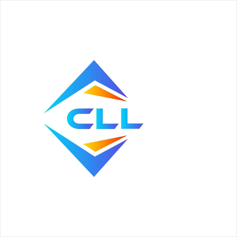 CLL abstract technology logo design on white background. CLL creative initials letter logo concept. vector