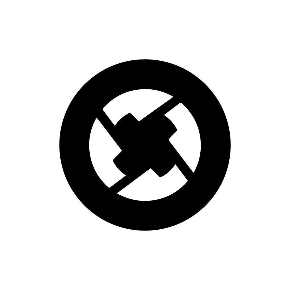 0x ZRX icon isolated on white background. vector