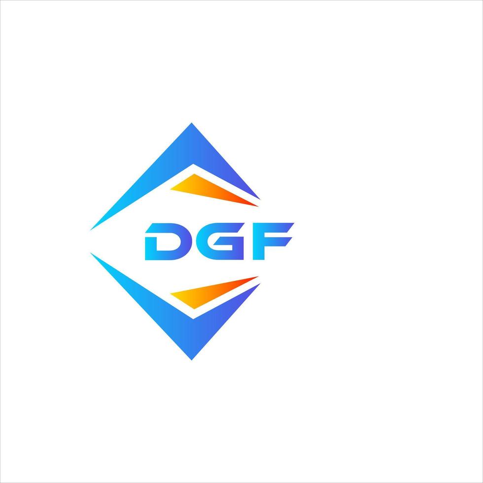 dfg resumen tecnología logo diseño en blanco antecedentes. dfg creativo iniciales letra logo concepto. vector