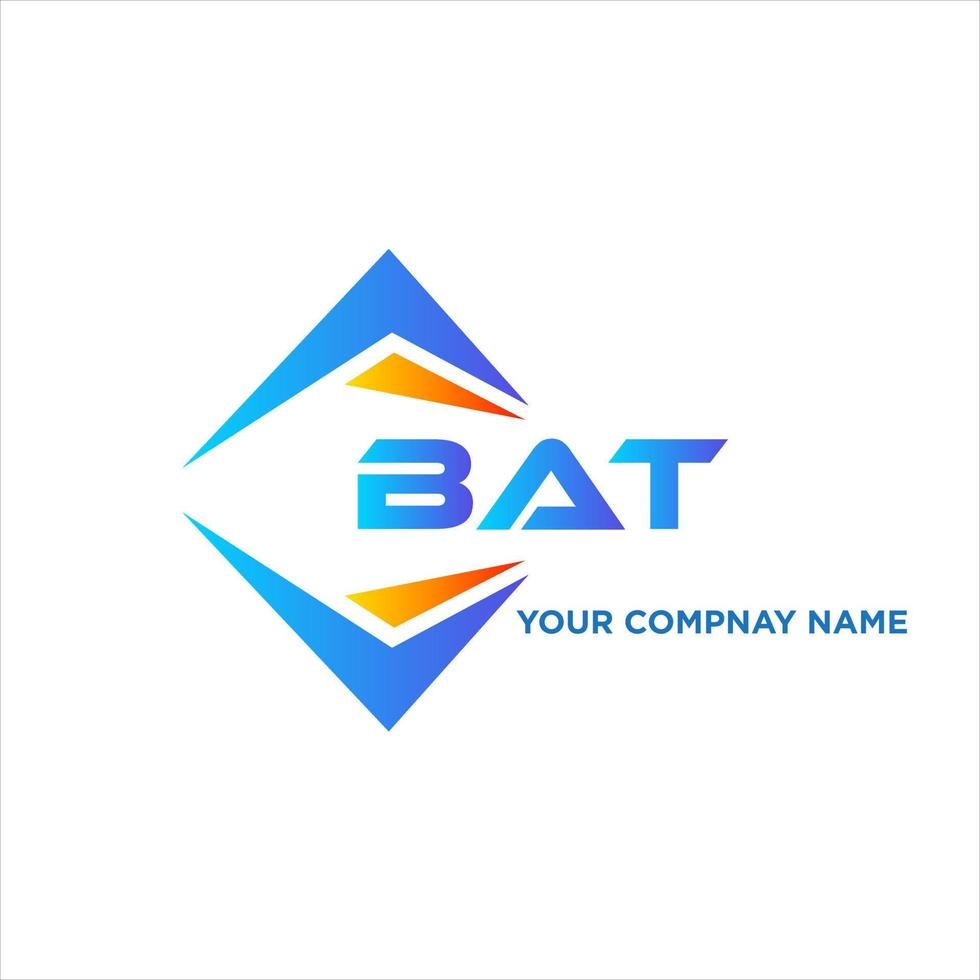 BAT abstract technology logo design on white background. BAT creative initials letter logo concept. vector