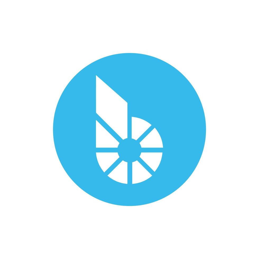 BitShares BTS coin icon isolated on white background. vector