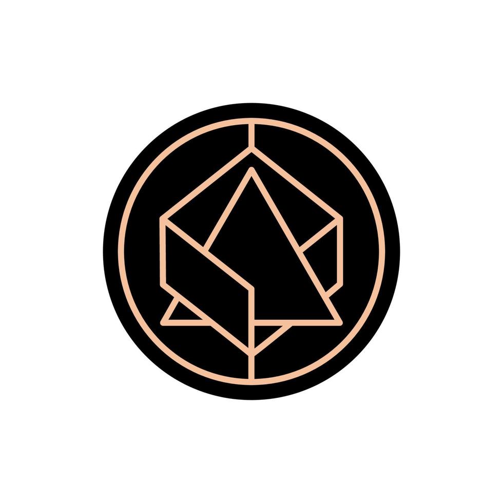 Alchemix ALCX coin icon isolated on white background. vector