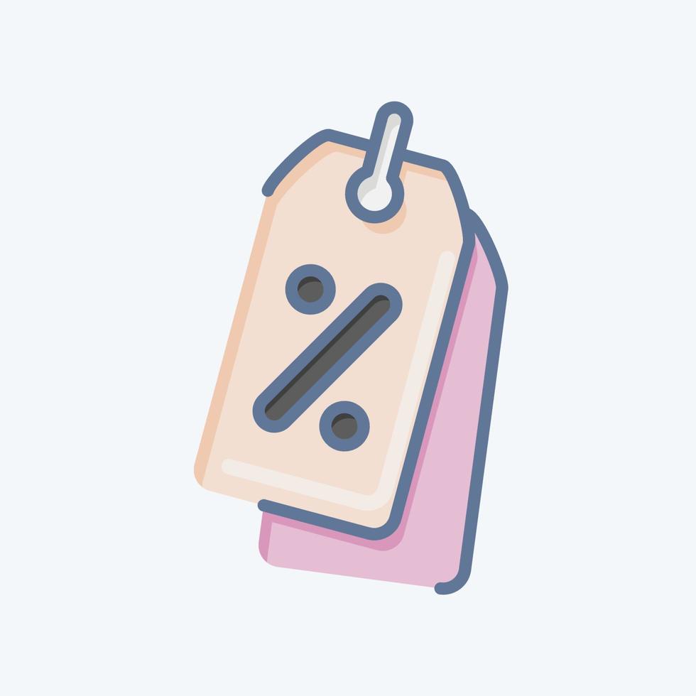 Icon Promotion. related to Contactless symbol. Doodle Style. simple design editable. simple illustration vector