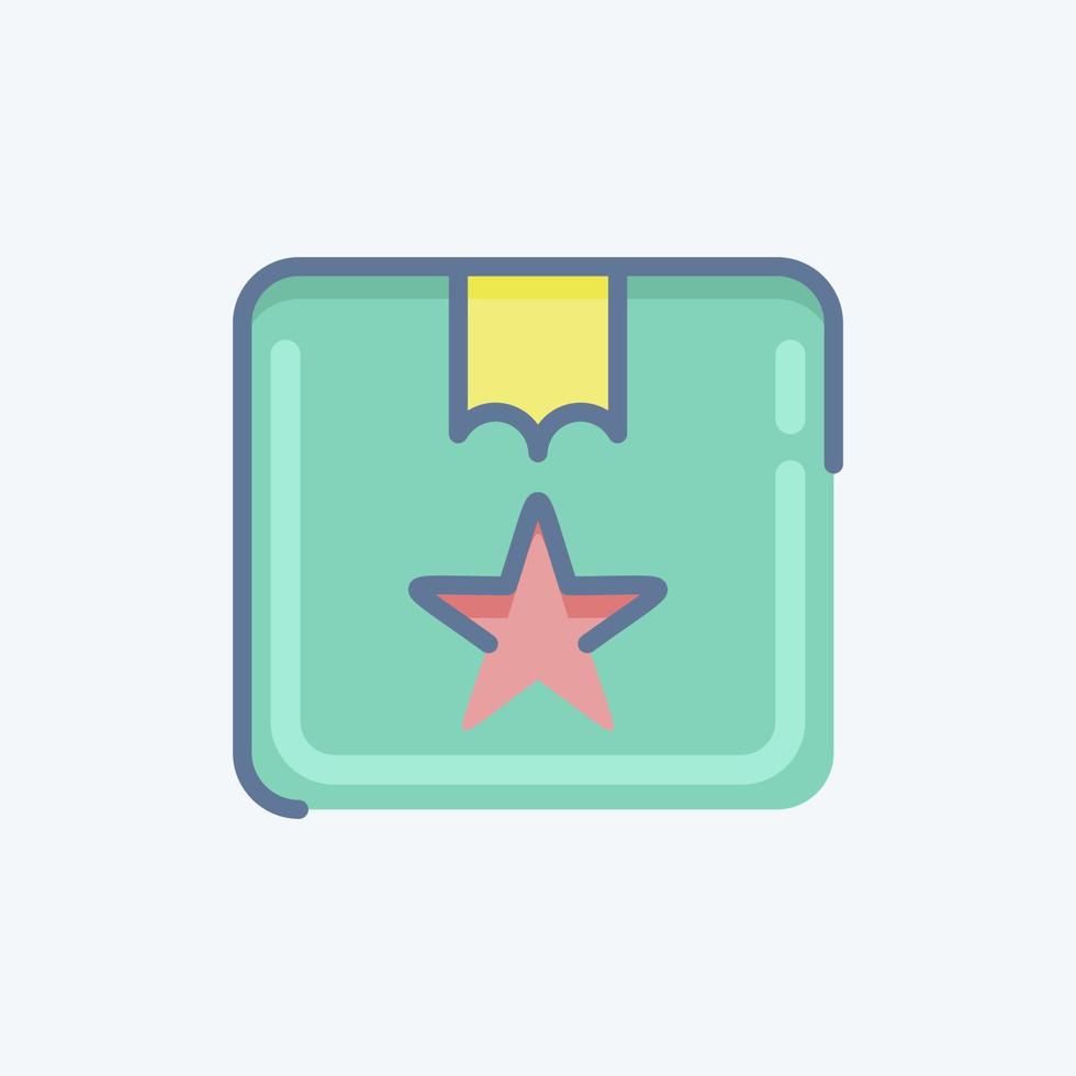 Icon Best Buy. related to Contactless symbol. Doodle Style. simple design editable. simple illustration vector