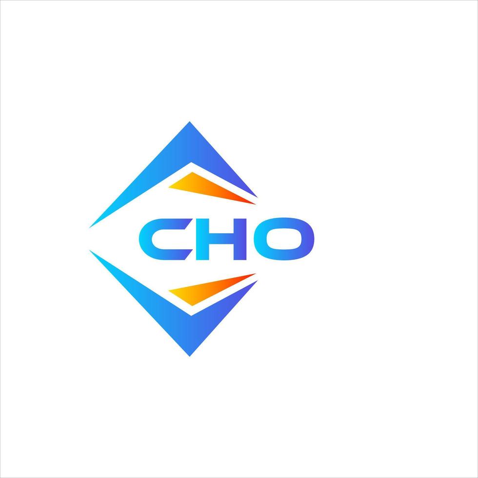 CHO abstract technology logo design on white background. CHO creative initials letter logo concept. vector