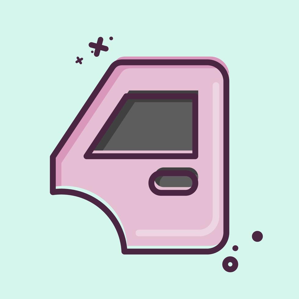 Icon Body Parts. related to Car Service symbol. MBE Style. repairing. engine. simple illustration vector