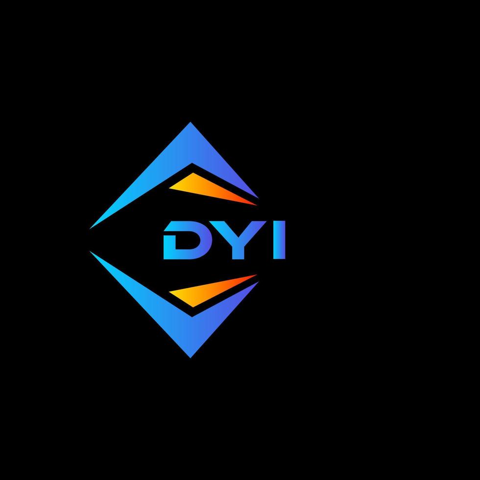 dyi resumen tecnología logo diseño en blanco antecedentes. dyi creativo iniciales letra logo concepto. vector