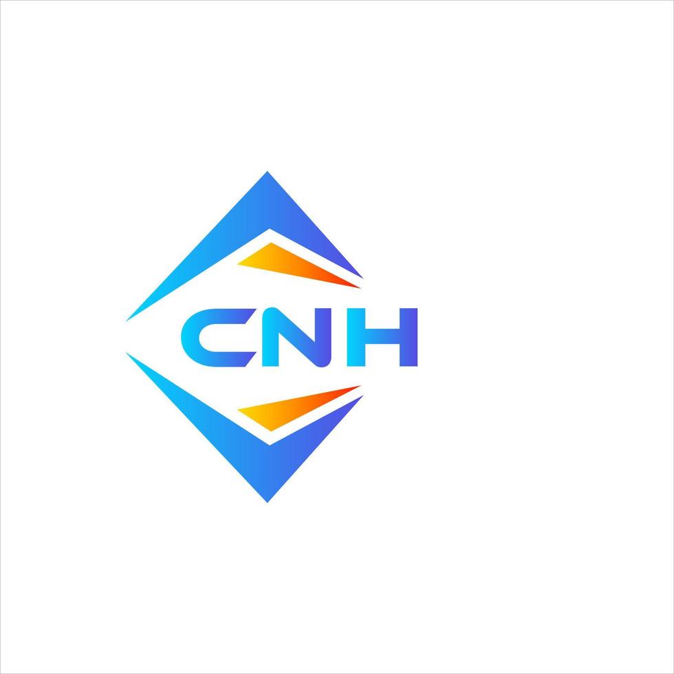 CNH abstract technology logo design on white background. CNH creative initials letter logo concept. vector