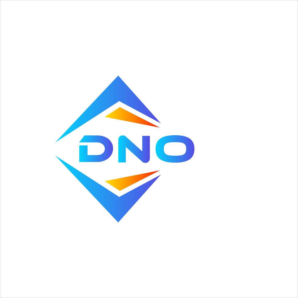 DNO abstract technology logo design on white background. DNO creative initials letter logo concept. vector