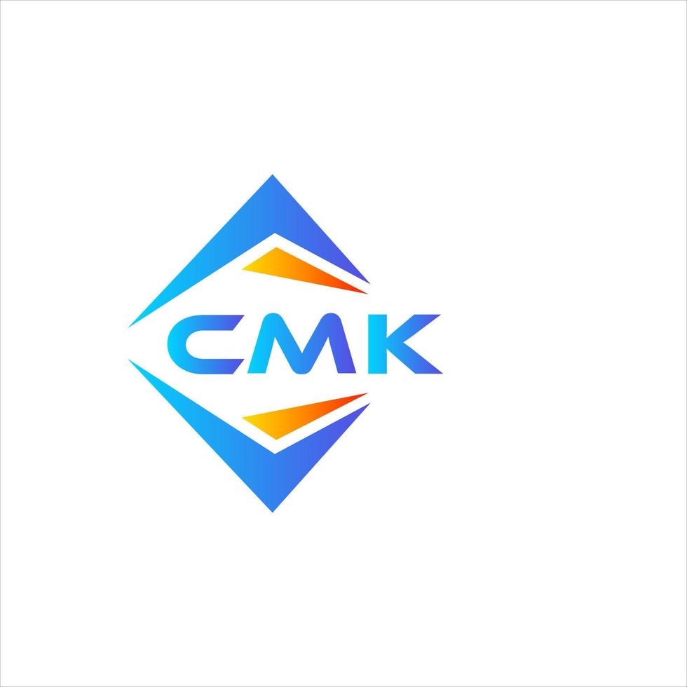 CMK abstract technology logo design on white background. CMK creative initials letter logo concept. vector