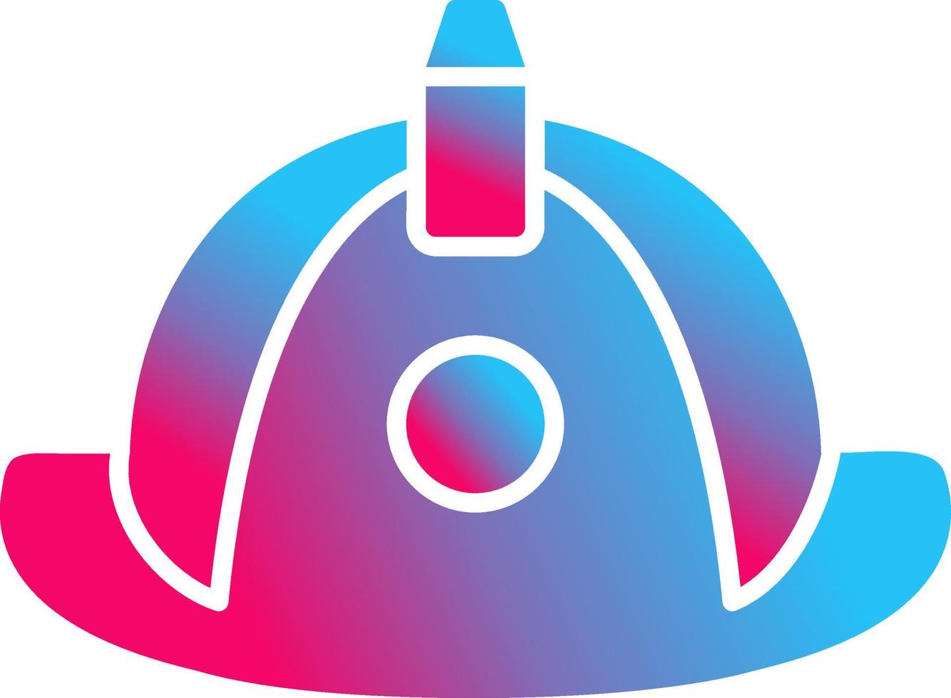 Unique Firefighter Hat Vector Icon
