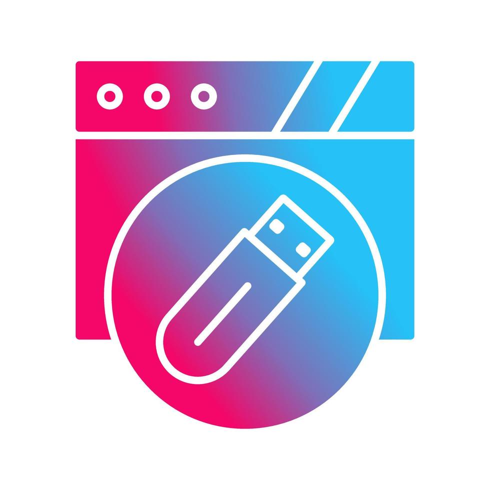 Usb Flash Drive Vector Icon