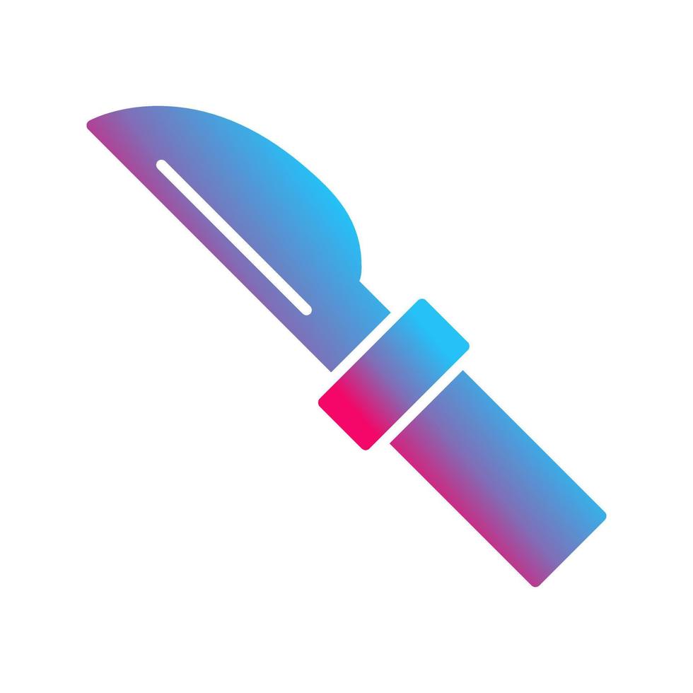 icono de vector de cuchillo