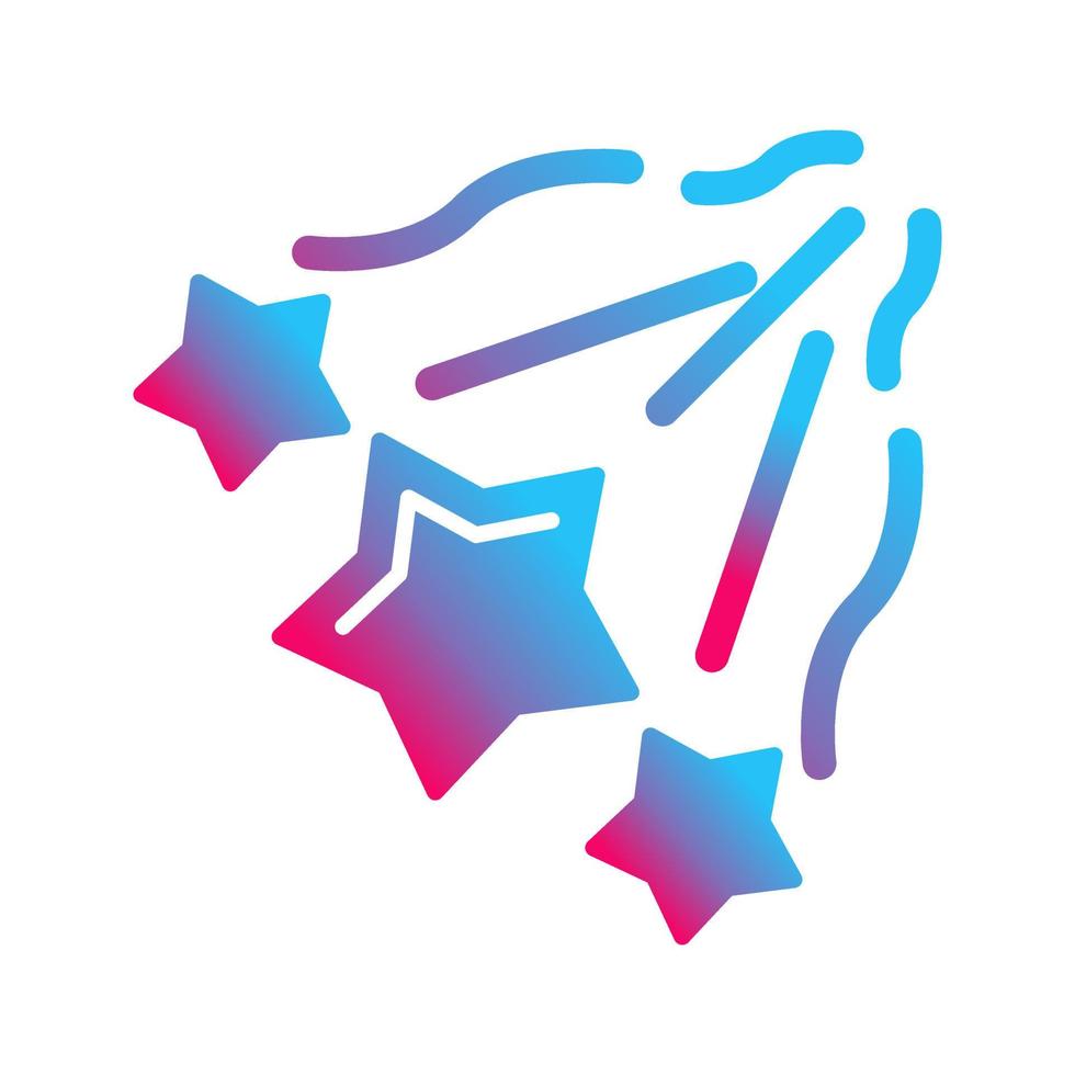 Falling Stars Vector Icon