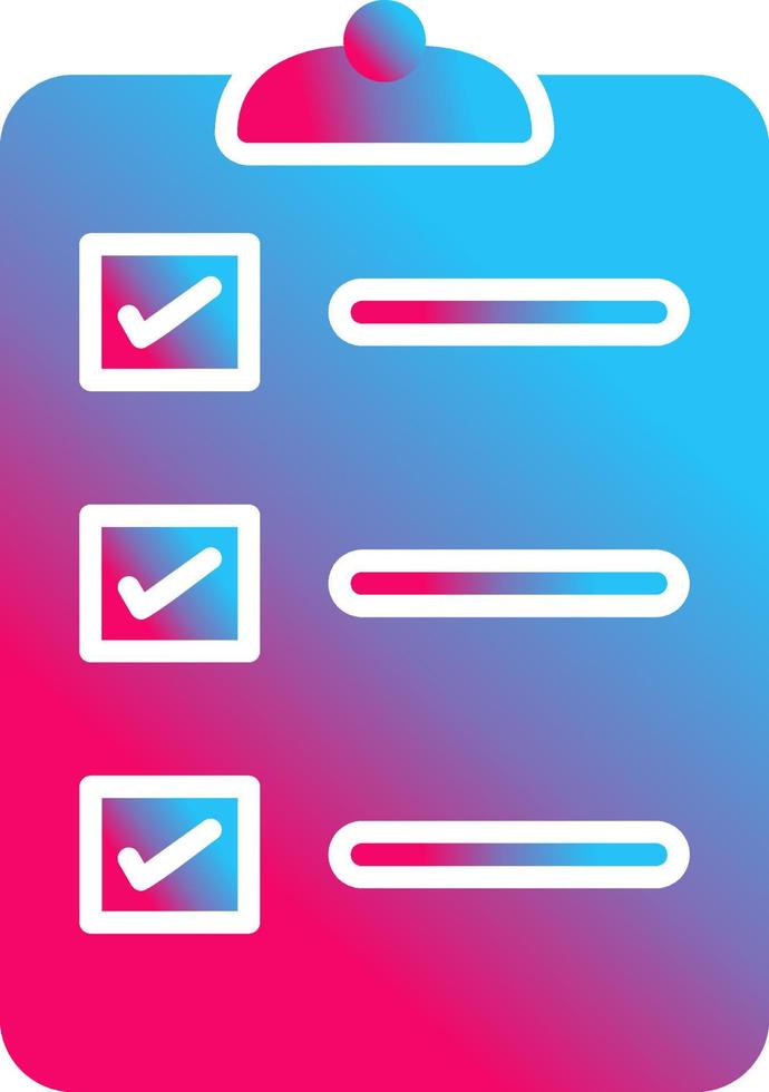 Unique Orders List Vector Icon