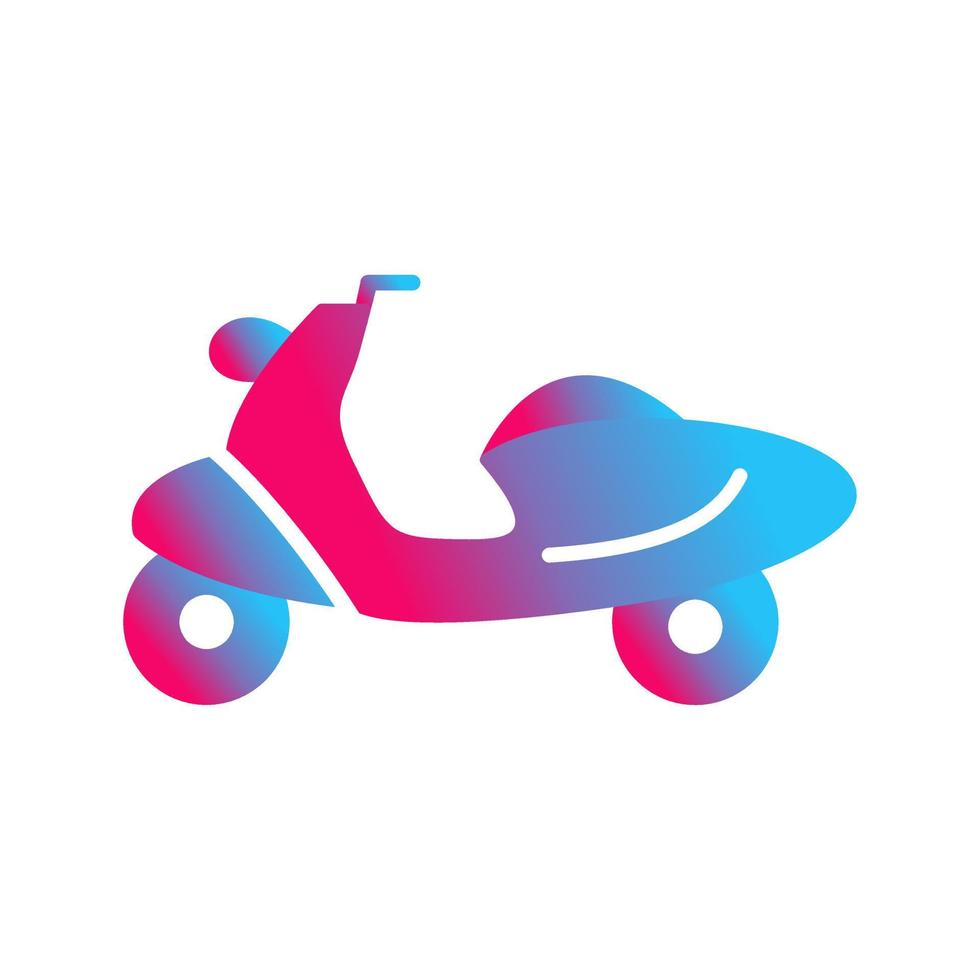 icono de vector de scooter