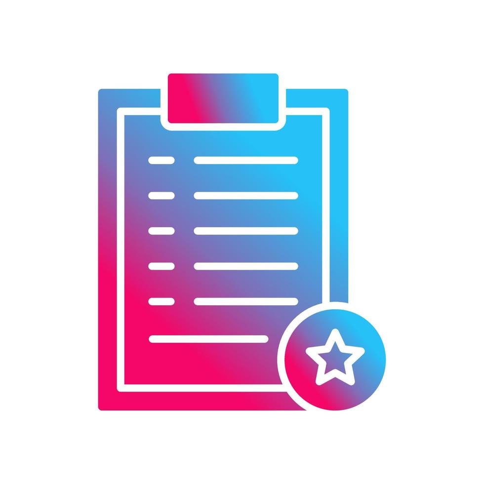 Favourite List Vector Icon