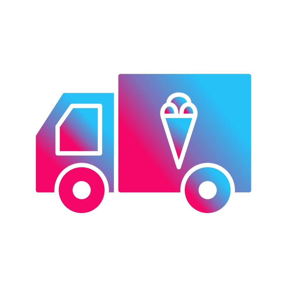 Icecream Van Vector Icon