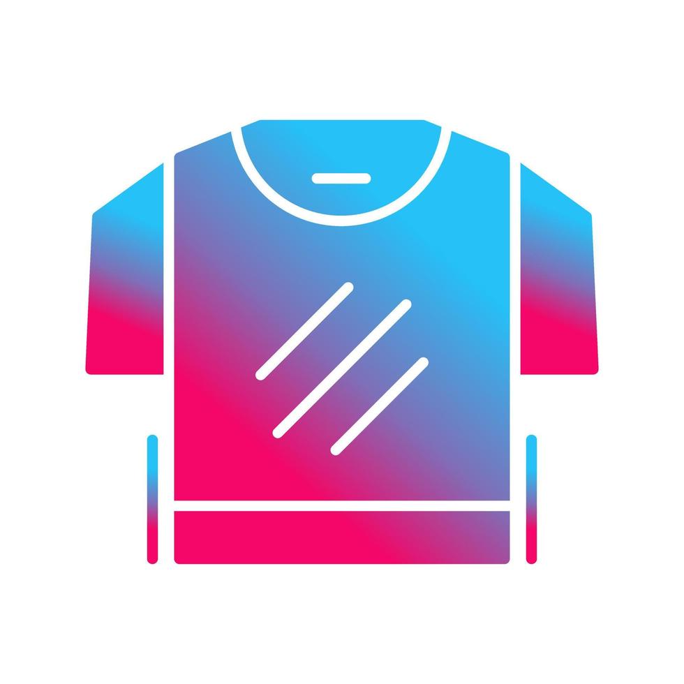 icono de vector de camiseta