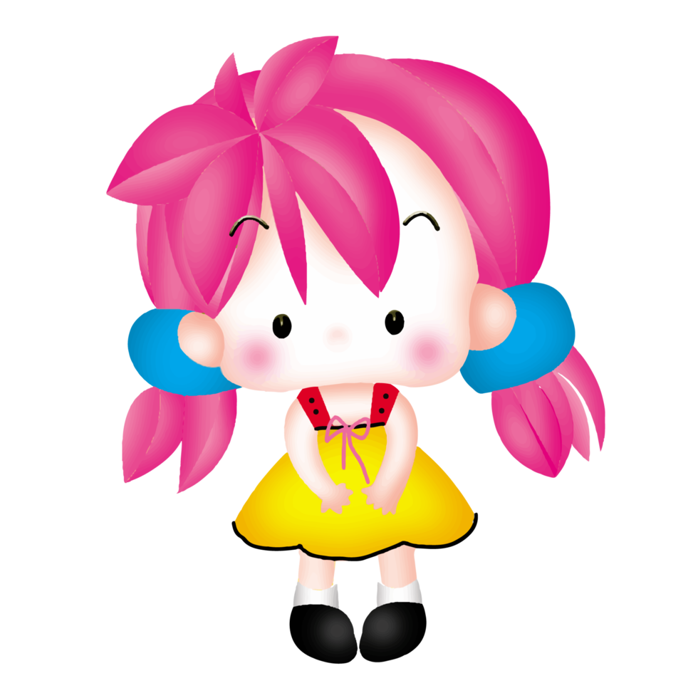 Free Cartoon Cute Kawaii Anime Illustration ClipArt Character Manga ...