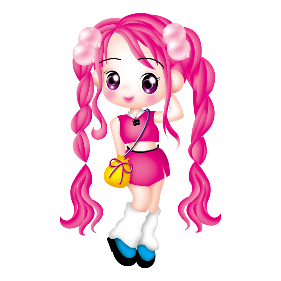 Cartoon Cute Kawaii Anime Illustration ClipArt Character Manga Anime png