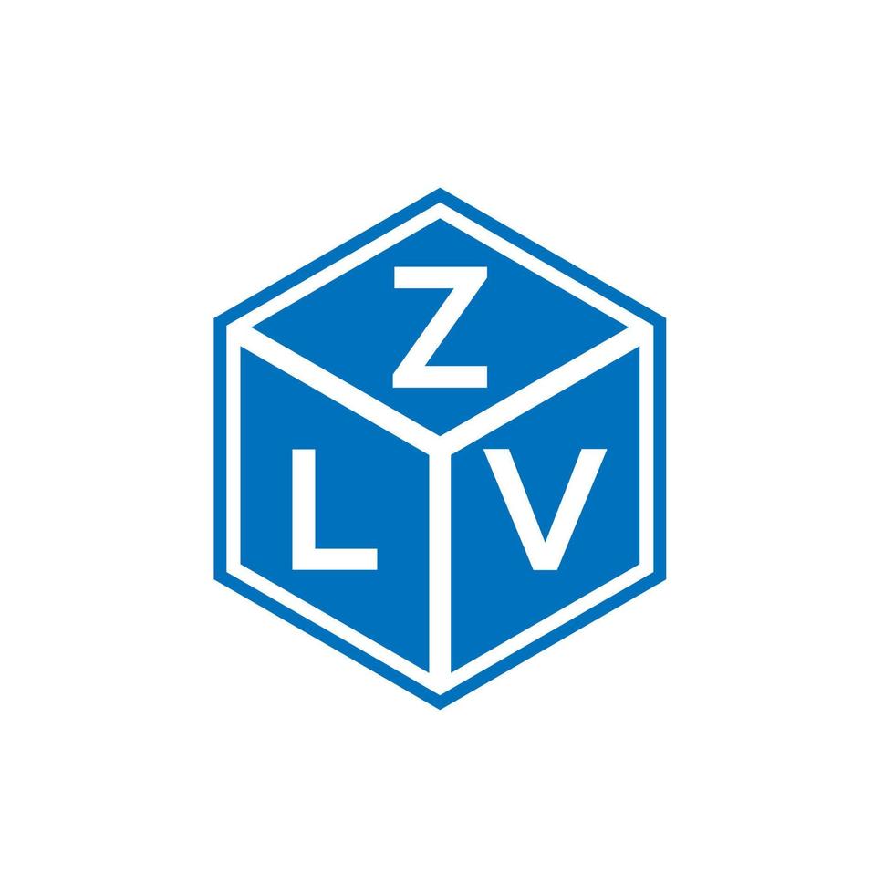 diseño de logotipo de letra zkv sobre fondo blanco. concepto de logotipo de letra inicial creativa zkv. diseño de letras zkv. vector