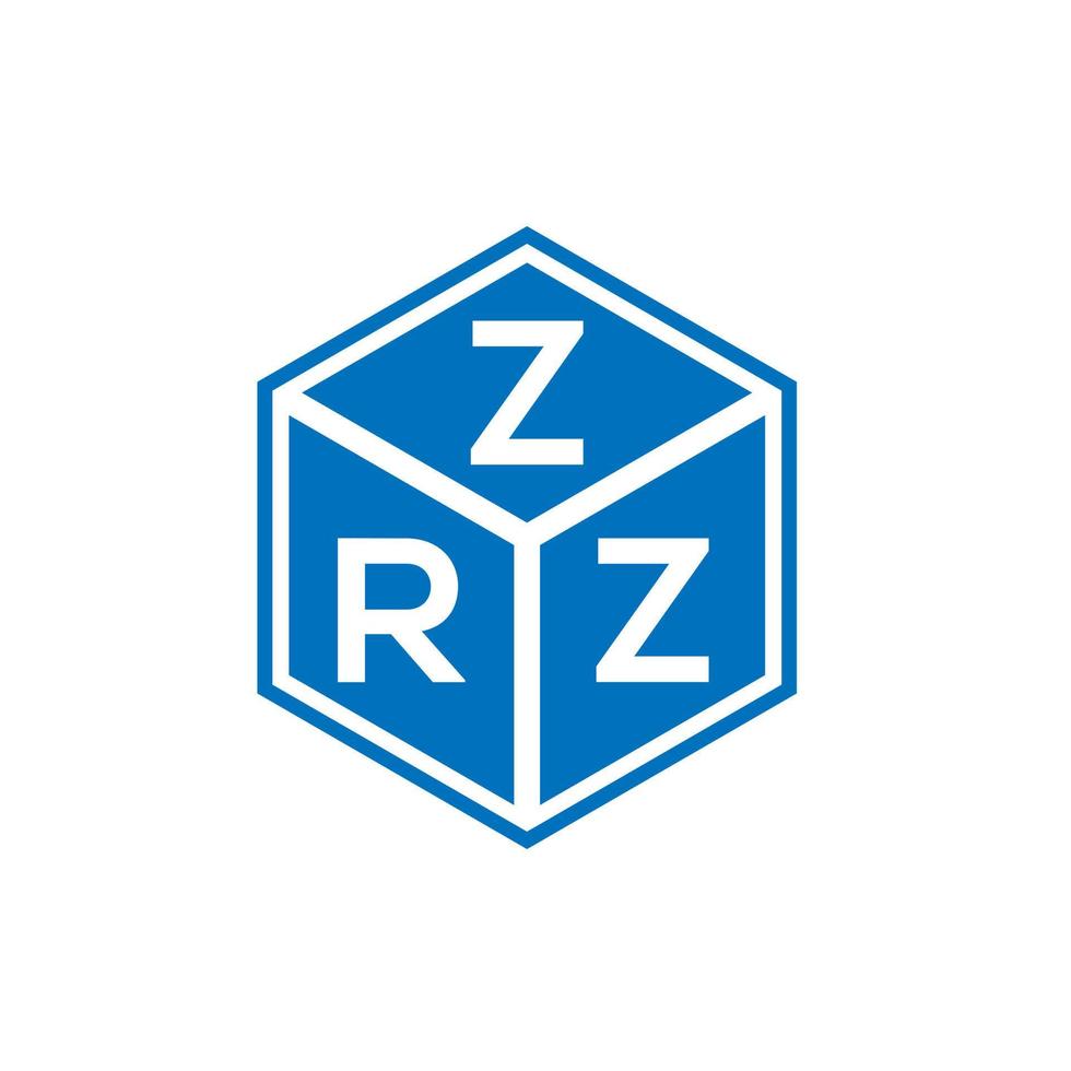 ZRZ letter logo design on white background. ZRZ creative initials letter logo concept. ZRZ letter design. vector
