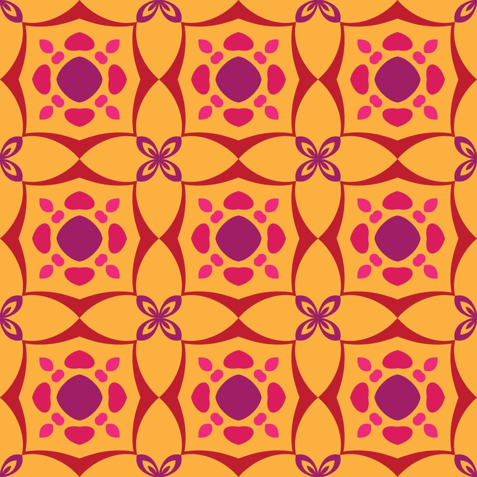 patrón de mosaico portugués antiguo vector