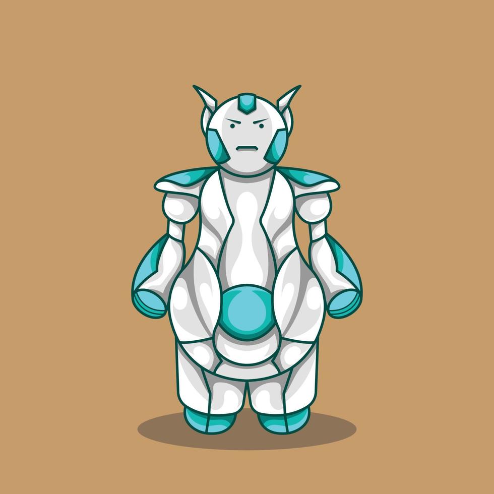 Big Boy Mascot Robot Future vector