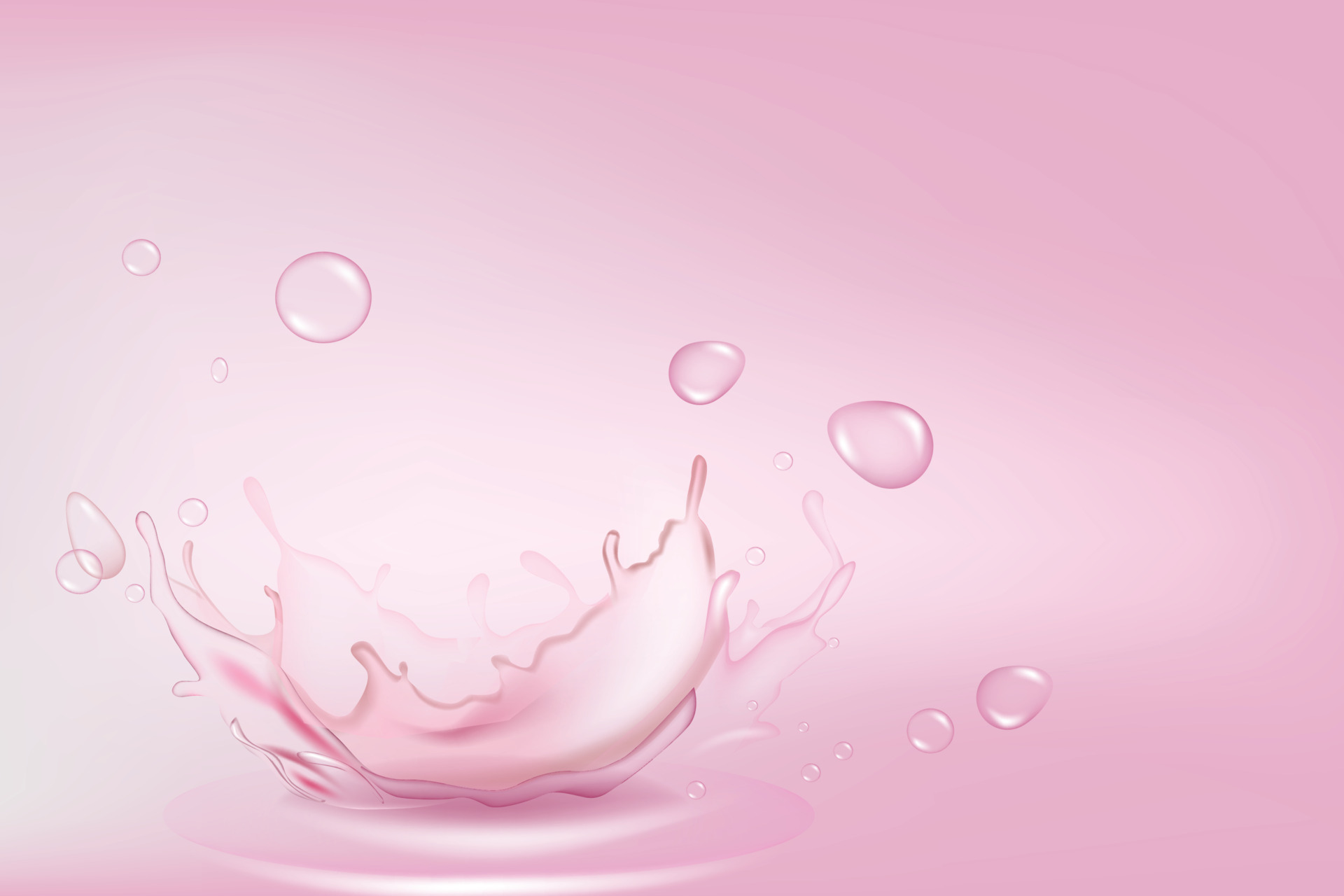 fresh water splash on pink background 19848624 Vector Art at Vecteezy