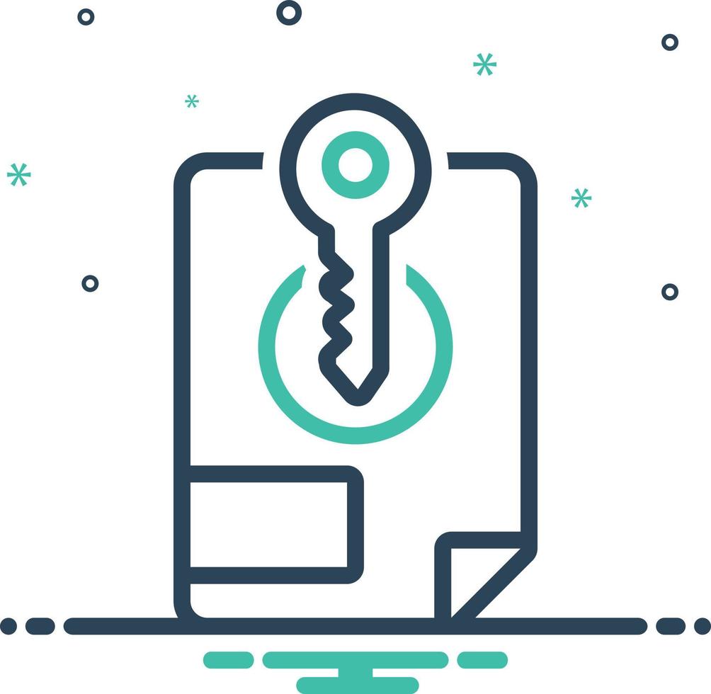 Mix icon for file access vector