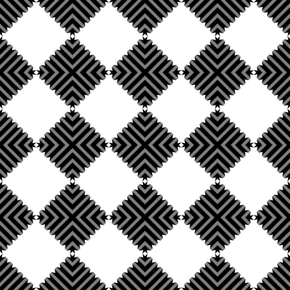 black and white native asian ethnic geometric vector