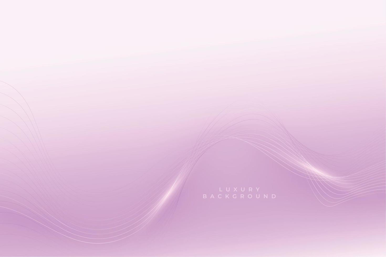 stylish pink wavy lines smooth background vector