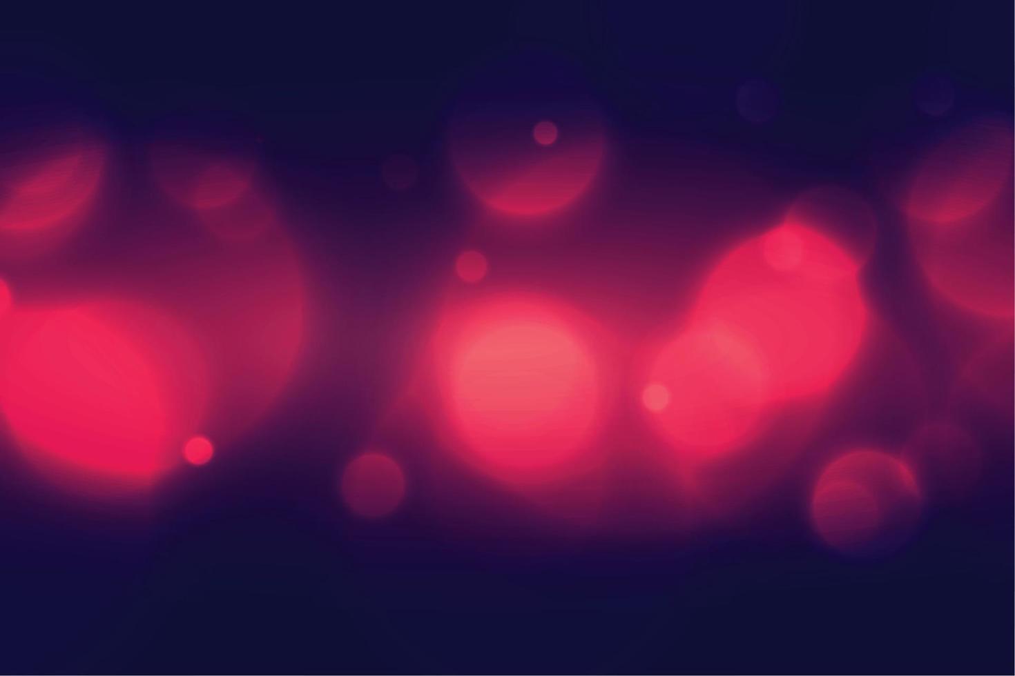 defocused red blurred light effect bokeh background vector