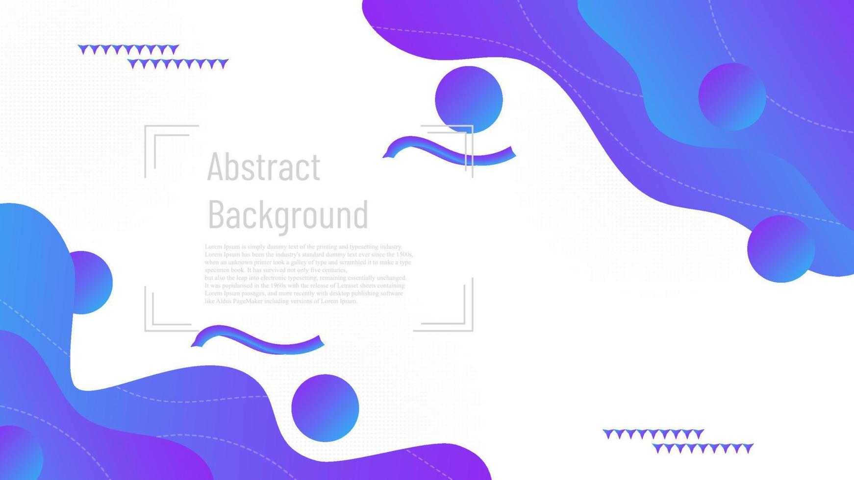 gradient curve graphic with blue, purple and white  for background, abstract layout design vector