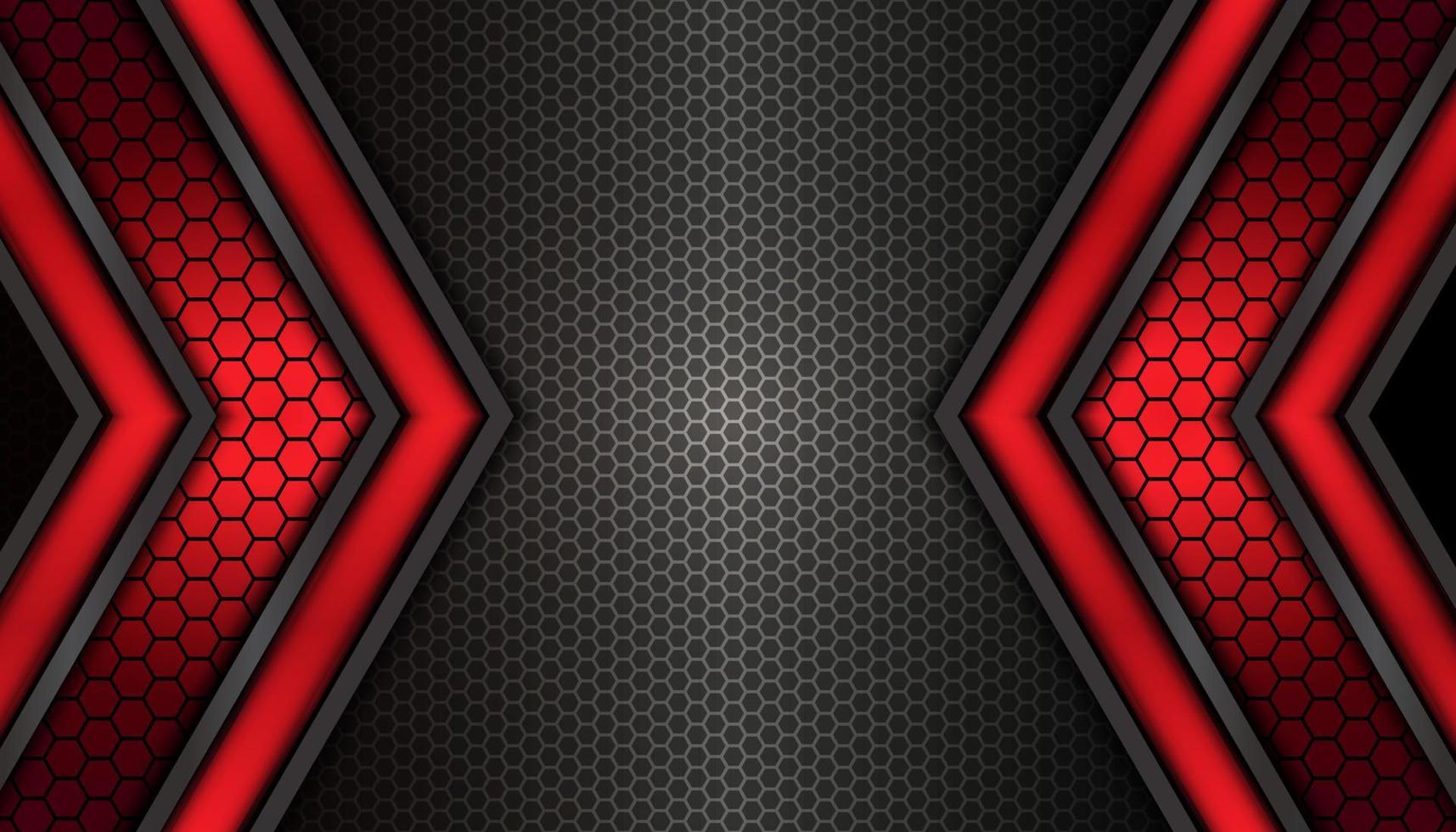 Web graphic vector design black technology background with light red shape for banner