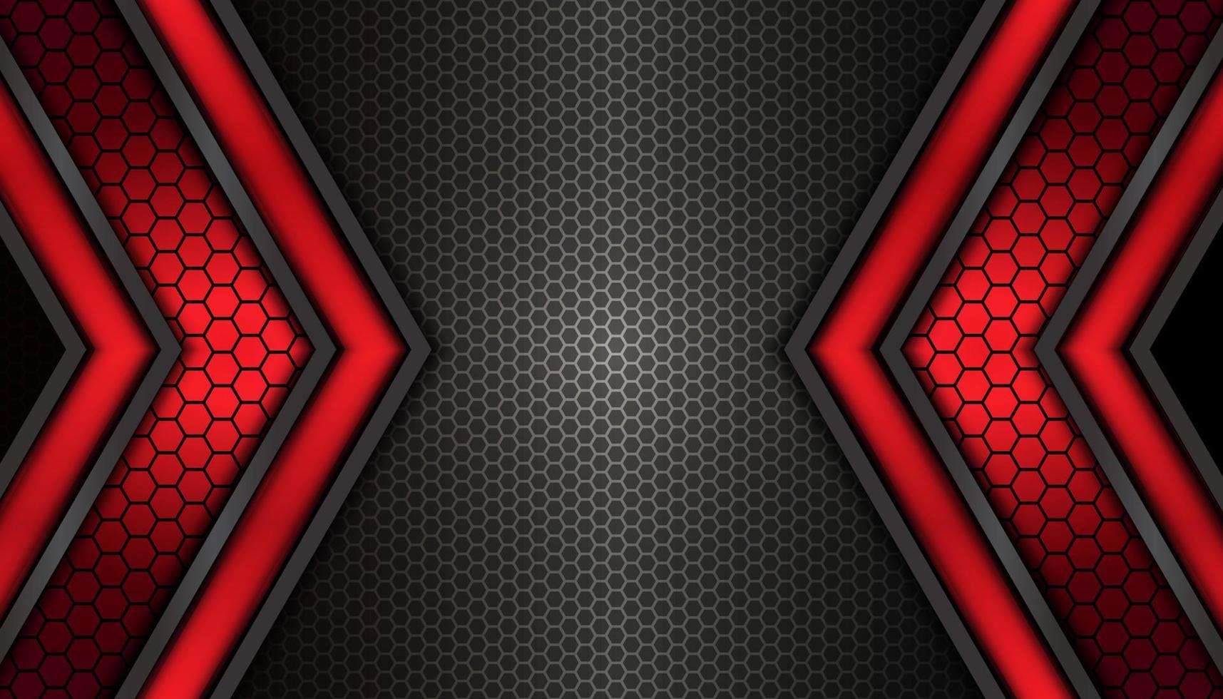 Web graphic vector design black technology background with light red shape for banner