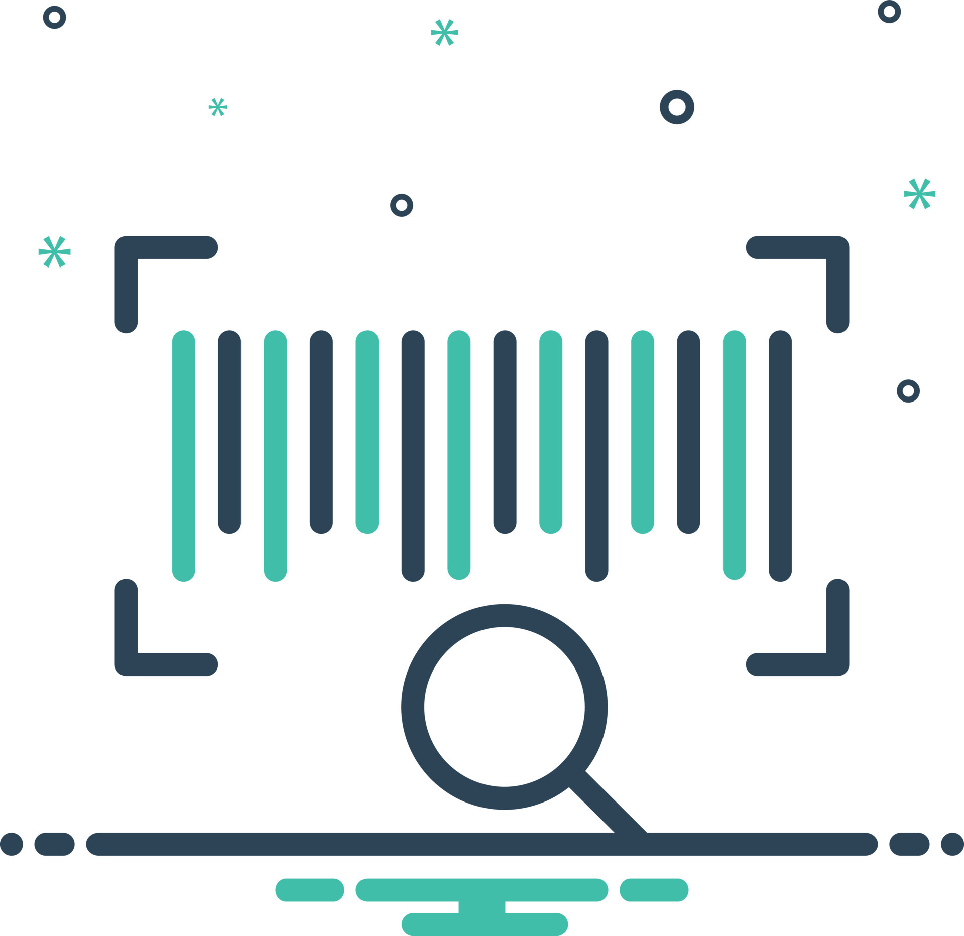 Mix icon for tracking code 19849484 Vector Art at Vecteezy