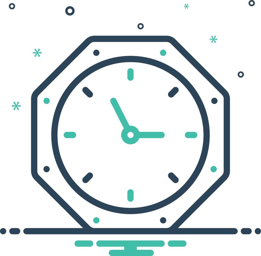 Mix icon for timing vector