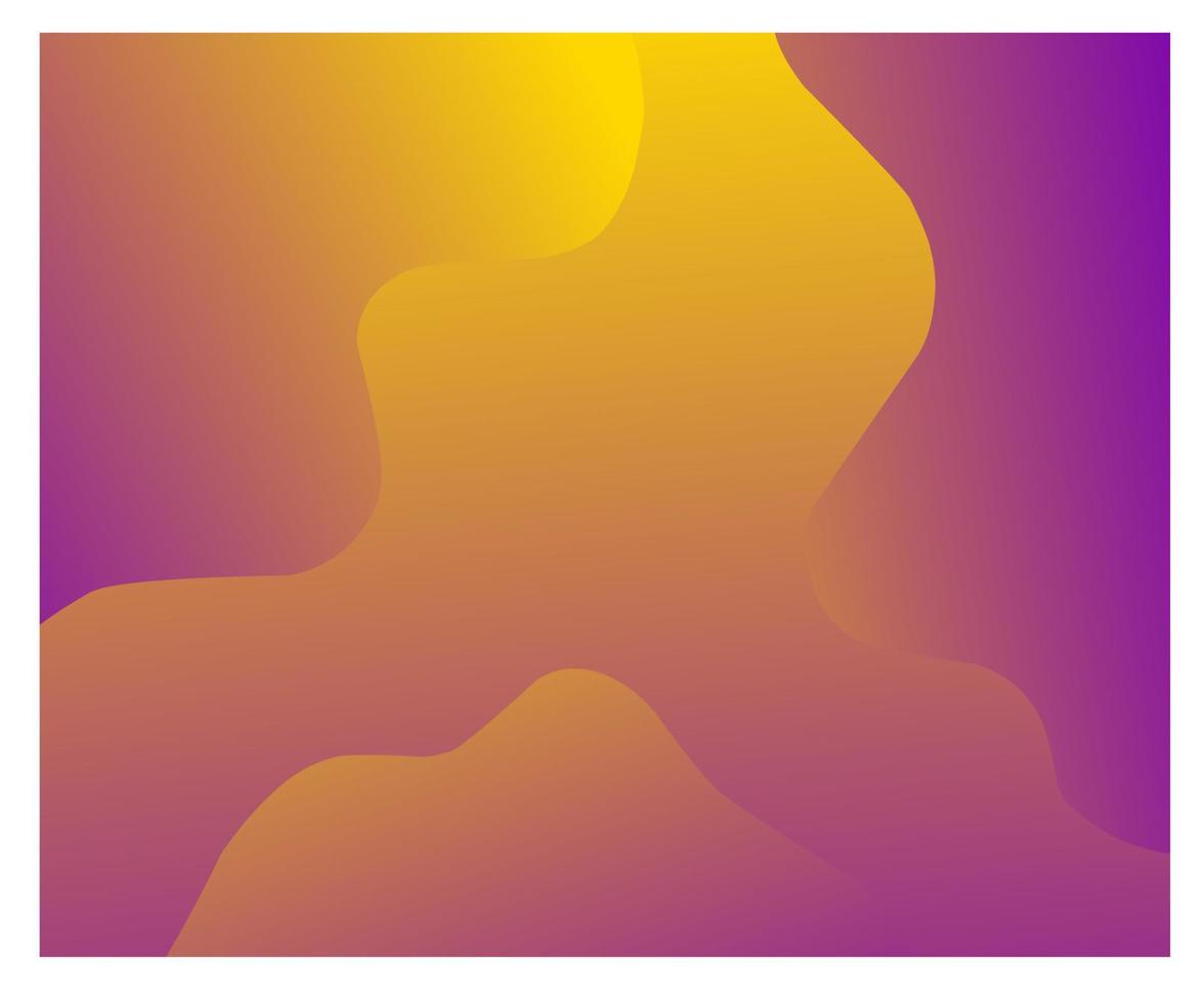 Abstract gradation background. Bright trendy color contrast, fluid, flow forms. Can be used as banner, presentation, flyer, poster, web design, website, invitation vector