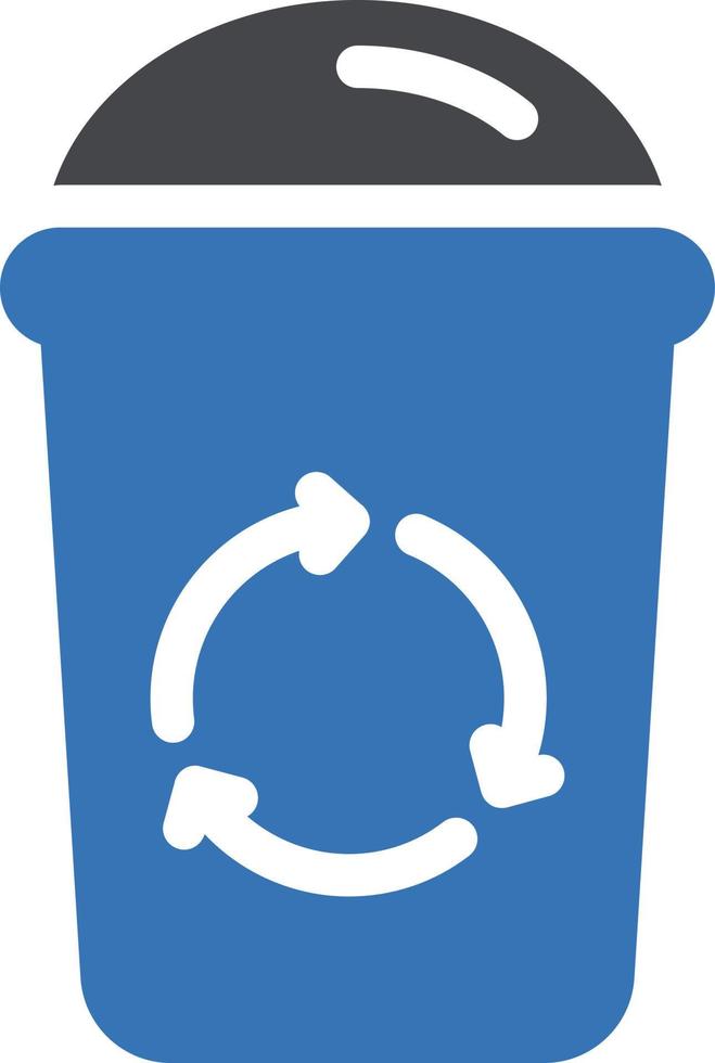 recycle bin vector illustration on a background.Premium quality symbols.vector icons for concept and graphic design.