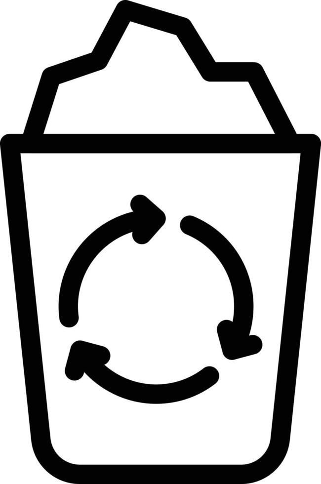 recycle bin vector illustration on a background.Premium quality symbols.vector icons for concept and graphic design.
