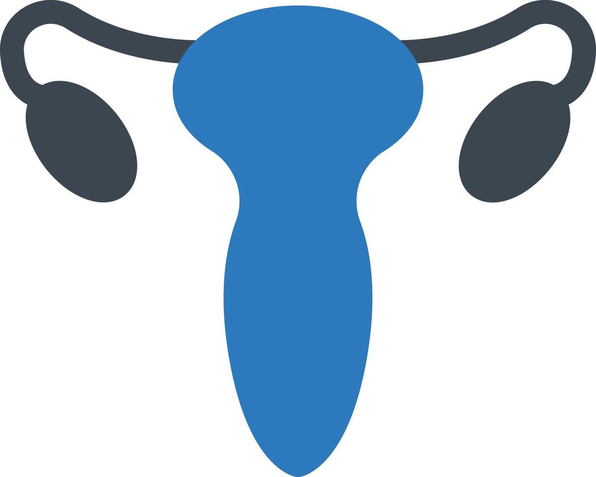 uterus vector illustration on a background.Premium quality symbols.vector icons for concept and graphic design.